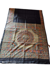 TUSSAR SILK PRINT SAREE